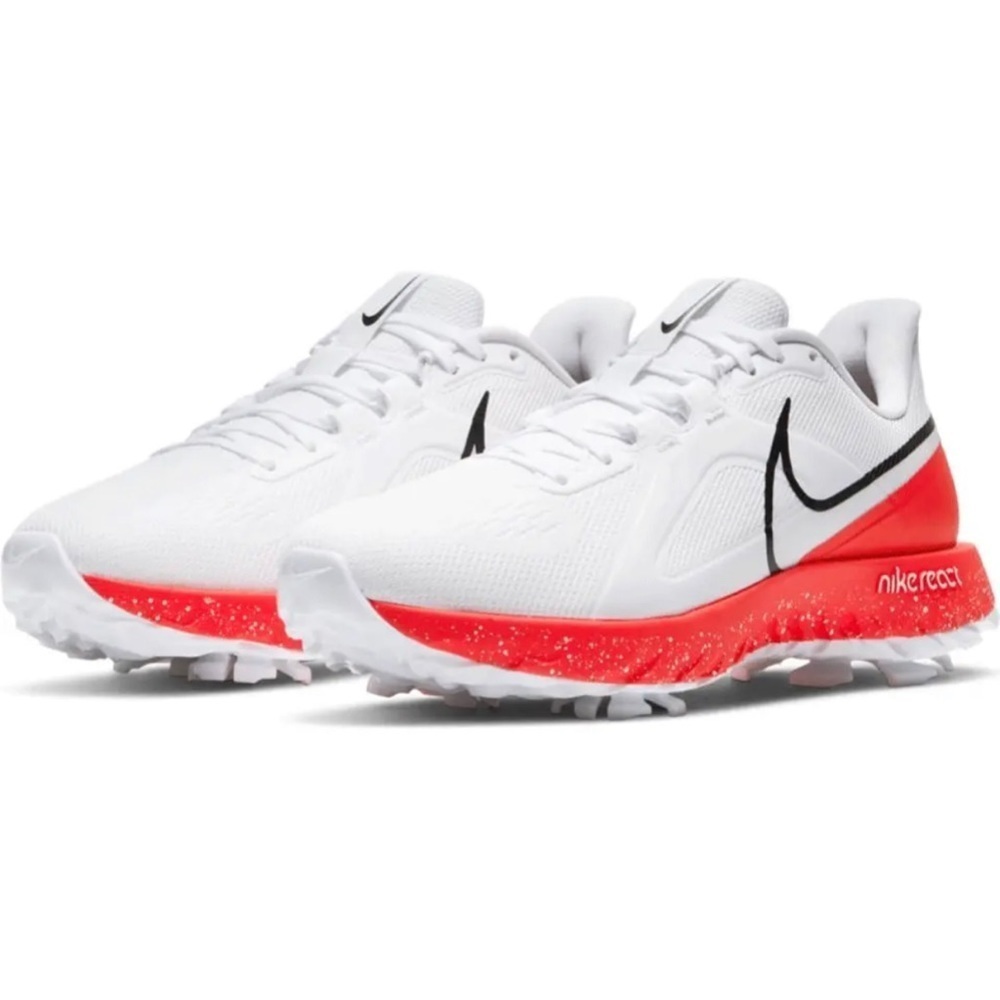 Nike React Infinity Pro Golf Infrared 23 Red/White/Black CT6620-106 Men’s Sz 8.5 - Picture 1 of 6